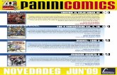 Novedades Panini para Junio 09