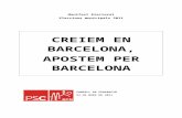 Manifest electoral del PSC de Barcelona