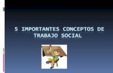 CONCEPTOS DE TRABAJO SOCIAL