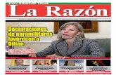 Diario La Razón miércoles 22 de agosto