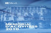 Memòria d'activitats de l'IEMed (2010)
