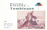 Ferias y Fiestas en Tembleque 1967