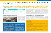 Boletín Nº12 Asociación Alfa 1 de España