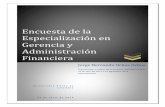 Encuesta Egresados Especialización en Gerencia y Administración Financiera