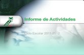 Informe de Actividades 2011-2012