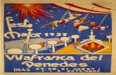 1935 Programa de la Festa Major de Vilafranca del Penedès de Carles Munts