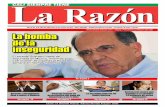 Diario La Razón miércoles 22 de octubre