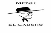 El Gaucho Menu Español