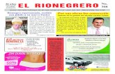 Periódico EL RIONEGRERO ediccion 308  marzo - abril