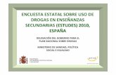 Encuesta consumo drogas en Secundaria.2010