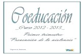 PROYECTO COEDUCACIÓN CURSO 2012-2013-PRIMER TRIMESTRE