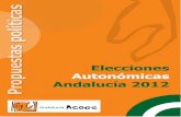 Elecciones autonómicas 2012: Propuestas de Andalucía Acoge
