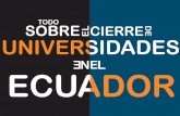 Cierre De Universidades en el Ecuador