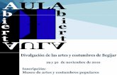 Revista "Aula Abierta". Divulgación de las artes y costumbres populares de Begíjar.