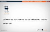 Barómetro Estilo de Vida Consumidores Chilenos 2011
