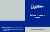 Guía de Profesores 2010-1