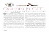 Toque Crítico de Martín Esparza Flores: Quiebra la CFE pero Suben Tarifas Eléctricas