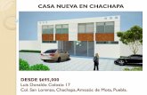 Excelente oportunidad casa nueva en zona chachapa y periférico