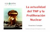 La actualidad del TNP y la proliferación nuclear