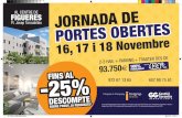 Jornada de Portes Obertes a Figueres: 16, 17 i 18 de novembre.