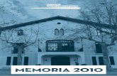 Memoria 2010. Fundació Acollida i Esperança