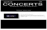 Agenda Concerts nº6