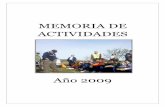 Memoria Actividades ACLA 2009