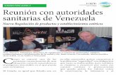 REUNIÓN CON AUTORIDADES SANITARIAS DE VENEZUELA