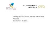 La Igualdad en la Comunidad Andina - Mariella Canepa