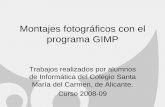 Montajes fotográficos con Gimp 08-09