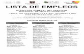 Lista de empleos