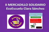 II Mercadillo Solidario EcoEscuela Clara Sanchez