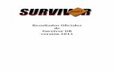Resultados Oficiales Survivor 2011