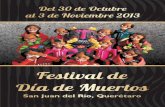 Festival de día de muertos 2013. San Juan del Río