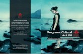 Programa de Actividades Culturales abril 2012-IC