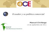 Manuel Chiriboga Apertura Comercial