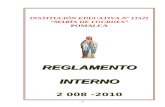 Reglamento interno 2008-2010