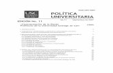 No. 11 Política Universitaria