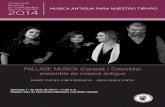 PALLADE MUSICA (Canadá / Colombia) ensamble de música antigua