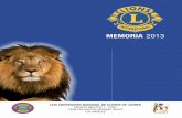 Memoria Club de Leones Distrito  Multiple T Chile