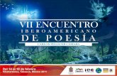 VII Encuentro Iberoamericano de Poesia Carlos Pellicer