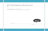El SIntagma Nominal (SN)