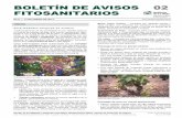 Boletín de avisos fitosanitarios - Enero 2014