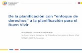 De la planificación con “enfoque de derechos” a la planificación para el Buen Vivir (Español)