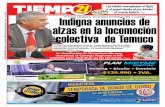 Edición 279, Fernando Meza: INDIGNA ANUNCIOS DE ALZAS EN LA LOCOMOCIÓN COLECTIVA DE TEMUCO