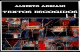 Alberto Adriani - Textos escogidos