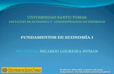 Diapositivas de Economía I - USantoTomas