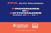 PROGRAMA DE ACTIVIDADES CURSO 2012 / 2013 FPA ALTO PALANCIA