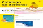 Catalogo de derechos 2011-2012 Ediciones Ekaré