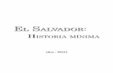 Historia Mínima de El Salvador